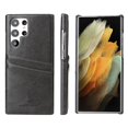 thumbnail image 1 of SaniMore for Samsung Galaxy S23 Ultra 6.8" Wallet Case Built-in Card Slot, Ultra-Thin Premium Oil Wax PU Leather & Rugged PC Anti-Scratch Shockproof Protective Cover for Samsung S23 Ultra, Gray, 1 of 6