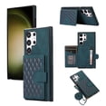thumbnail image 1 of SaniMore for Samsung Galaxy S23 Ultra Case, Magnetic Wallet Case with Shoulder & Wrist Strap for Women/Girls, PU Leather Card Holder Flip Kickstand Cover for Samsung Galaxy S23 Ultra 5G, Green, 1 of 8