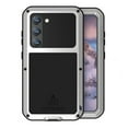 thumbnail image 1 of SaniMore for Samsung Galaxy S24 6.2" Case, Rugged Metal Armor Shockproof Cover Built-in Screen Protector Heavy Duty Protective Cover with Waterproof Dustproof for Samsung S24, Silver, 1 of 7