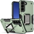 thumbnail image 1 of SaniMore for Samsung Galaxy S24 Case, Galaxy S24 Case with Kickstand Armor Magnetic Ring Rugged Protective Military Grade Shockproof Case for Galaxy S24 6.2" 2024, Green, 1 of 9