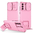 thumbnail image 1 of SaniMore for Samsung Galaxy S24 Case, for Galaxy S24 Phone Case with Slide Camera Cover Built-in Kickstand Dual Layer Hybrid Shockproof Case for Galaxy S24, Pink, 1 of 11