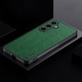 thumbnail image 1 of SaniMore for Samsung Galaxy S24 Case, PU Leather Anti-scratch Anti-greasy Drop-proof Soft TPU Shell Slim Fit Lightweight Wear-resistant for Samsung Galaxy S24, Green, 1 of 12