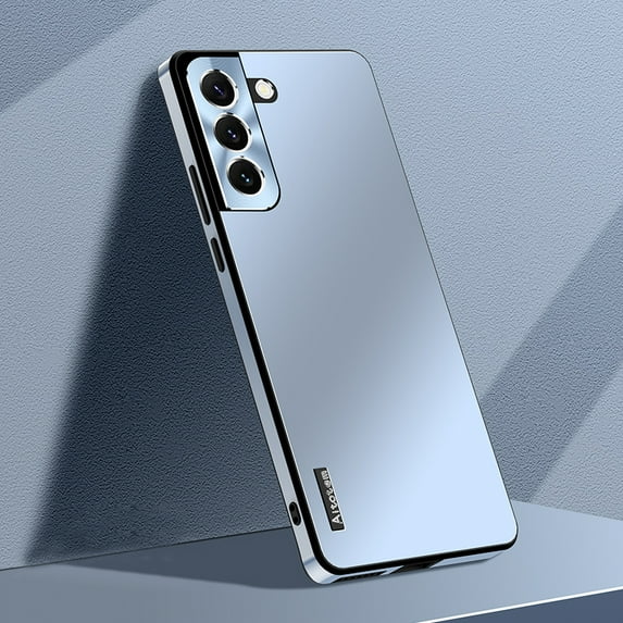 SaniMore for Samsung Galaxy S24 Plus 6.7 inch Case, Ultra-Thin Camera Protection Cover for Samsung S24 Plus Upgrade Matte Back Panel Anti-Fingerprint Heavy Duty Shockproof Protection, Blue