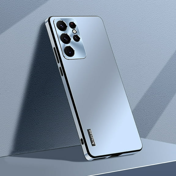 SaniMore for Samsung Galaxy S24 Ultra 6.8 inch Case, Ultra-Thin Camera Protection Cover for Samsung S24 Ultra Upgrade Matte Back Panel Anti-Fingerprint Heavy Duty Shockproof Protection, Blue