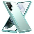 thumbnail image 1 of SaniMore for Samsung Galaxy S24 Ultra Case, Military Grade Drop Protection Hard PC + Shock Absorption TPU Bumper Dual-Layer Shockproof Anti-Scratch Cover for Galaxy S24 Ultra 2024, Green, 1 of 7