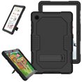 thumbnail image 1 of SaniMore for Samsung Galaxy Tab A8 10.5 inch 2022 SM-X200/SM-X205 Back Case Hidden Kickstand Heavy Duty Protective Tri-layer Shockproof Case for Galaxy Tab A8 2022 SM-X200/SM-X205, Black, 1 of 6
