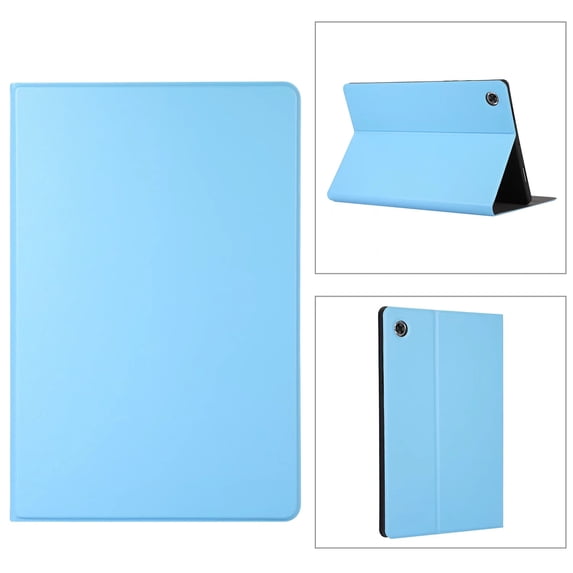 SaniMore for Samsung Galaxy Tab A8 (SM-X200/X205) 10.5" 2022 Case, Auto Sleep/Wake, PU Leather Ultra-Thin Cover Built-in Adjustable Kickstand Shockproof Protective Shell for Women Men, Skyblue