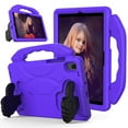 thumbnail image 1 of SaniMore for Samsung Galaxy Tab A8 (SM-X200/X205) Kids Case, EVA Foam Case with Holder & Foldable Thumbs Up Kickstand Shockproof Protective Case for Boys Girls, Purple, 1 of 6