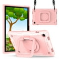 thumbnail image 1 of SaniMore for Samsung Galaxy Tab A9 8.7" 2023 SM-T550 SM-P550 Case, Multi-Functional Case with Handle Shoulder Strap & 360° Rotatable Kickstand Shockproof Protective Case for Girls Boys, Rosegold, 1 of 9