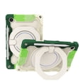 thumbnail image 1 of SaniMore for Samsung Galaxy Tab A9 Case SM-T550 SM-P550 8.7" 2023, 3 Layers Protection Kids-friendly Cover with Rotating Stand Handle, Shoulder Strap Pen Holder Armor Silicone Cover, Rainbowgreen, 1 of 16