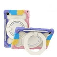 thumbnail image 1 of SaniMore for Samsung Galaxy Tab A9 Plus 12.4" 2023 SM-X810/X816/X818, 3 Layers Protection Kids-friendly Cover with Rotating Stand Handle, Shoulder Strap Pen Holder Armor Silicone Cover, Rainbowpink, 1 of 16
