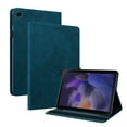 thumbnail image 1 of SaniMore for Samsung Galaxy Tab S9 Plus 12.4" 2023 SM-X810 Wallet Case Card Slots Hand Rope Anti-slip Strip Pen Holder Auto Wake/Sleep Stand Embossed Butterfly for Girls Women Case, Darkblue, 1 of 5