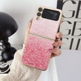 thumbnail image 1 of SaniMore for Samsung Galaxy Z Flip 3 Folding Case, Plating Gradient Glitter Shockproof Rugged PC Slim Lightweight Heavy Duty Full Body Protective Cover for Samsung Galaxy Z Flip 3 6.7", Pink, 1 of 7