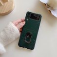 thumbnail image 1 of SaniMore for Samsung Galaxy Z Flip 4 (6.7" 2022) Case, [Magnetic Car Mount] [360 Degree Rotation Holder Bracket] PC Heavy Duty Military-grade Protective Shockproof Anti-fall Shell, Darkgreen, 1 of 4