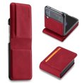 thumbnail image 1 of SaniMore for Samsung Galaxy Z Flip 4 6.7" Folding Wallet Case, PU Leather Case with Card Slot Anti-Fingerprint Shockproof Protective Case for Samsung Z Flip 4 Women Men,,Red, 1 of 6