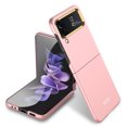 thumbnail image 1 of SaniMore for Samsung Galaxy Z Flip 4 6.7" Ultra-Thin Folding Case, Rugged PC Anti-Fingerprint Anti-Scratch Heavy Duty Full Body Protective Case for Samsung Z Flip 4 Women Men, Pink, 1 of 6