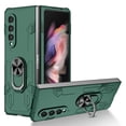 thumbnail image 1 of SaniMore for Samsung Galaxy Z Fold 3 (7.6" 2021) Case, [Magnetic Car Mount] [360 Degree Rotation Holder Bracket] PC Heavy Duty Military-grade Protective Shockproof Anti-fall Shell, Darkgreen, 1 of 10