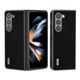 thumbnail image 1 of SaniMore for Samsung Galaxy Z Fold 4 (7.6" 2021) Case, Weai-resistant Durable PU Leather Skin Shockproof Drop Resistant Anti-scratch PC Backplane Slim Lightweight Cover, Black, 1 of 5