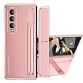thumbnail image 1 of SaniMore for Samsung Galaxy Z Fold 4 7.6" 2022 Case with Hidden Bracket Detachable S Pen Holder Screen Protector Hinge Protection Rugged PC Backplane Drop Resistant Cover For Galaxy Z Fold 4, Rosegold, 1 of 7