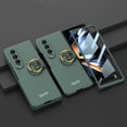 thumbnail image 1 of SaniMore for Samsung Galaxy Z Fold 4 (7.6" 2022) Case, Ultra-thin 360 Degree Rotating Bracket Rugged Skin-feel PC Backplane Shockproof Anti-fall Tough Protective Shell for Galaxy Z Fold 4, Darkgreen, 1 of 7