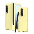 thumbnail image 1 of SaniMore for Samsung Galaxy Z Fold 4 Case, Shockproof Armor Hinge Rugged PC Folding Cover for Samsung Z Fold 4 with HD Film Screen Protector Military Grade Protection with S-Pen Stylus, Yellow, 1 of 9