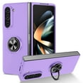 thumbnail image 1 of SaniMore for Samsung Galaxy Z Fold 5 7.6" 2023 Case with Magnetic Car Mount 360°Rotating Kickstand Anti-scratch Anti-shock Drop Resistant Slim Folding Military-grade Protective Cover, PurpFle, 1 of 9