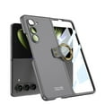 thumbnail image 1 of SaniMore for Samsung Galaxy Z Fold 5 (7.6" 2023) Case, Ultra-thin 360 Degree Rotating Bracket Rugged Skin-feel PC Backplane Shockproof Anti-fall Tough Protective Shell for Galaxy Z Fold 5, Gray, 1 of 8