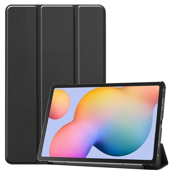 SaniMore for Samsung Tab S6 Lite (SM-P610/P615) 10.4" 2020 Case, Auto Sleep/Wake, Rugged PC Case with Tri-Fold Kickstand [Support iPad 1st/3rd Pencil Charging] Shockproof Protective Case, Black