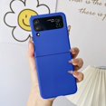 thumbnail image 1 of SaniMore for Samsung Z Flip 5 2023 (6.7 inch) Slim Fit Case,Stylish Matte Frosted Shockproof Ultra-Thin Anti-Fingerprint Scratch-Resistant Hard PC Phone Cover For Samsung Galaxy Z Flip5,Blue, 1 of 5