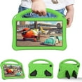 thumbnail image 1 of SaniMore Shockproof Kids Case for Samsung Galaxy Tab A 8.0 2019 Without S Pen Model (SM-T290 Wi-Fi, SM-T295 LTE), Kiddie Series Light Weight Convertible Handle Stand Child Teens Friendly Cover, Green, 1 of 7