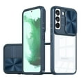 thumbnail image 1 of SaniMore Silde Camera Case for Samsung Galaxy S22 6.1", Rugged PC & Soft TPU Crystal Clear [Not Yellowing Technology] Shockproof Protective Cover for Samsung S22 Women Men, Navyblue, 1 of 7