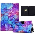 thumbnail image 1 of SaniMore Stand Case for Amazon Fire HD 8 & 8 Plus (12th/10th Generation, 2022/2020), PU Leather Anti-scratch [Auto Wake/Sleep + Slot Holder + Anti-slip Strip + Flip Kickstand] - D-Petal, 1 of 10