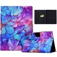 thumbnail image 1 of SaniMore Stand Case for for Kindle Paperwhite 5 (11th Generation) 2021, PU Leather Anti-scratch [Auto Wake/Sleep + Slot Holder + Anti-slip Strip + Flip Kickstand] - D-Petal, 1 of 8