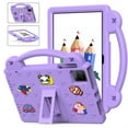 thumbnail image 1 of SaniMore for T-Mobile Revvl Tab 5G 10.36" 2023 EVA Kids Case, Skid-Proof Texture Case with Pencil Holder Hand Strap & Foldable Kickstand Shockproof Protective Case for Boys Girls, Lightpurple, 1 of 8
