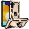 thumbnail image 1 of SaniMore Tri-layer Case for Samsung Galaxy A25 2023, 360° Rotating Kickstand Rugged PC Back + TPU Bumper Magnetic Car Mount Anti-fingerprint Anti-fall Heavy Duty Protective Case, Gold, 1 of 7