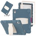 thumbnail image 1 of SaniMore Tri-layer Hybird Case for iPad 10th Generation 10.9" 2022, Rugged PC Shell Silicone Backplane Anti-drop Shockproof Hidden Kickstand Heavy Duty Protective Case for iPad 10th, Cornflowerblue, 1 of 9