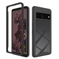 thumbnail image 1 of SaniMore Two-layer Cover for Google Pixel 7 Pro 6.7" 2022, Rugged PC Backplane Soft TPU Bumper Full Wrap Shockproof Anti-fall Slim Lightweight Fashion Heavy Duty Protective Case, Black, 1 of 6