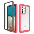 thumbnail image 1 of SaniMore Two-layer Cover for Samsung Galaxy A53 5G 6.5" 2022, Rugged PC Backplane Soft TPU Bumper Full Wrap Shockproof Anti-fall Slim Lightweight Fashion Heavy Duty Protective Case, Rose, 1 of 6