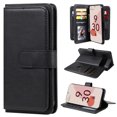 thumbnail image 1 of SaniMore Versatile Case for Google Pixel 7 Pro 6.7", Durable PU Leather Case Card Slots Flip Kickstand Magnetic Closure Anti-drop Shockproof Full Body Protective Wallet Business Case, Black, 1 of 14