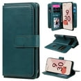 thumbnail image 1 of SaniMore Versatile Case for Google Pixel 7 Pro 6.7", Durable PU Leather Case Card Slots Flip Kickstand Magnetic Closure Anti-drop Shockproof Full Body Protective Wallet Business Case, Darkgreen, 1 of 14