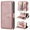 thumbnail image 1 of SaniMore Versatile Case for Google Pixel 7 Pro 6.7", Durable PU Leather Case Card Slots Flip Kickstand Magnetic Closure Anti-drop Shockproof Full Body Protective Wallet Business Case, Rosegold, 1 of 14