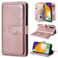 thumbnail image 1 of SaniMore Versatile Case for Samsung Galaxy A14 5G 6.6" 2023, Durable PU Leather Case Card Slots Flip Kickstand Magnetic Closure Anti-drop Shockproof Full Body Protective Wallet Business Case, Rosegold, 1 of 8