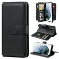 thumbnail image 1 of SaniMore Versatile Case for Samsung Galaxy S24 2024, Durable PU Leather Case Card Slots Flip Kickstand Magnetic Closure Anti-drop Shockproof Full Protective Wallet Business Cover, Black, 1 of 9