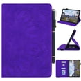 thumbnail image 1 of SaniMore Wallet Case for Amazon Fire Max 11 11.0" Released 2023, PU Leather Case with Embossed Sunflower Shockproof TPU Shell Card/Pen Holder Hand Rope Anti-slip Kikstand Tablet Cover, Purple, 1 of 5