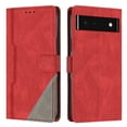 thumbnail image 1 of SaniMore Wallet Case for Google Pixel 6, Magnetic PU Leather [RFID Blocking] Card Slot Wrist Strap Folio Cover with Kickstand & Wireless Charging TPU Shockproof Interior Cover, Red, 1 of 10