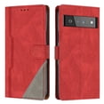 thumbnail image 1 of SaniMore Wallet Case for Google Pixel 6 Pro, Magnetic PU Leather [RFID Blocking] Card Slot Wrist Strap Folio Cover with Kickstand & Wireless Charging TPU Shockproof Interior Cover, Red, 1 of 10