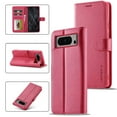 thumbnail image 1 of SaniMore Wallet Case for Google Pixel 8 Pro 6.7" 2023 Release, PU Leather Skin & Soft TPU Inner Shell [Card Holder + Cash Pocket + Flip Kickstand] Magnetic Closure Protective Wallet Cover, Rose, 1 of 10