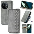thumbnail image 1 of SaniMore Wallet Case for Oneplus 12, Vintage PU Leather Case Card Slots Cash Pocket Stand Feature Magnetic Closure Anti-drop Shockproof Full Body Protective Case For Oneplus 12, Gray, 1 of 5