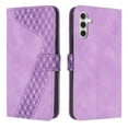 thumbnail image 1 of SaniMore Wallet Case for Samsung Galaxy A14 5G 6.6" 2023, Durable PU Leather Case Kickstand Magnetic Clasp Cash Pocket Card Holders Shockproof Anti-drop Full Body Protective Case For A14 5G, Purple, 1 of 9