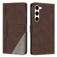 thumbnail image 1 of SaniMore Wallet Case for Samsung Galaxy S22 Plus, Magnetic PU Leather [RFID Blocking] Card Slot Wrist Strap Folio Cover with Kickstand & Wireless Charging TPU Shockproof Interior Cover, Brown, 1 of 10